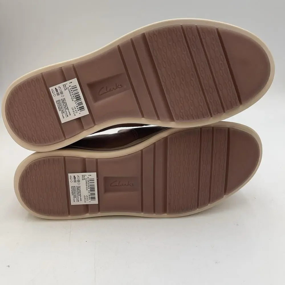 Clarks Audreigh Eve Slip On Shoes Womens Mauve Pink Suede Casual Comfort Sz 6.5